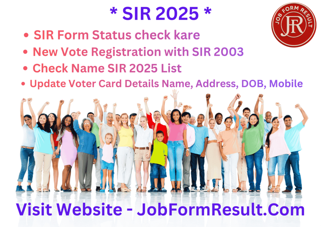 sir form status, new voter card