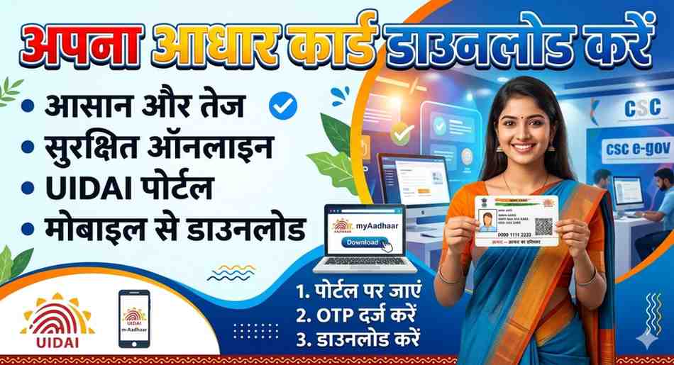Aadhar Card Download Kaise Kare