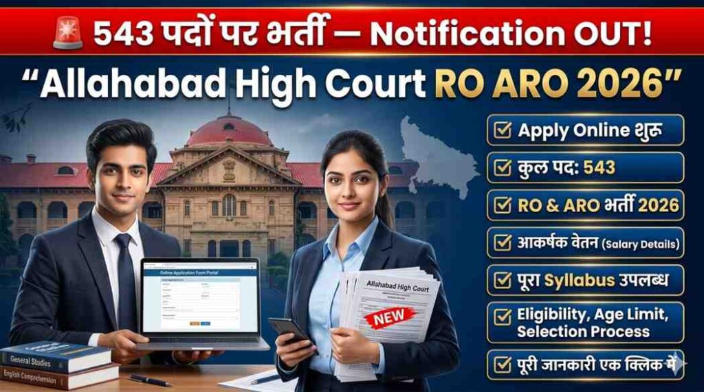 Allahabad High Court RO ARO Vacancy 2026
