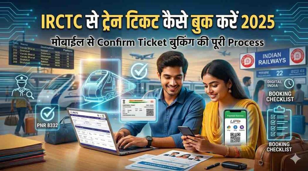 IRCTC Se Train Ticket Kaise Book Kare 2025