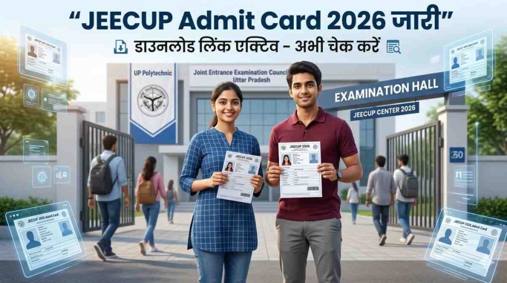 JEECUP Admit Card 2026 Download