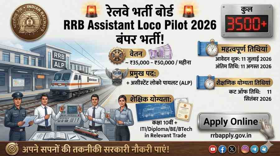 RRB ALP 2026 Apply Online