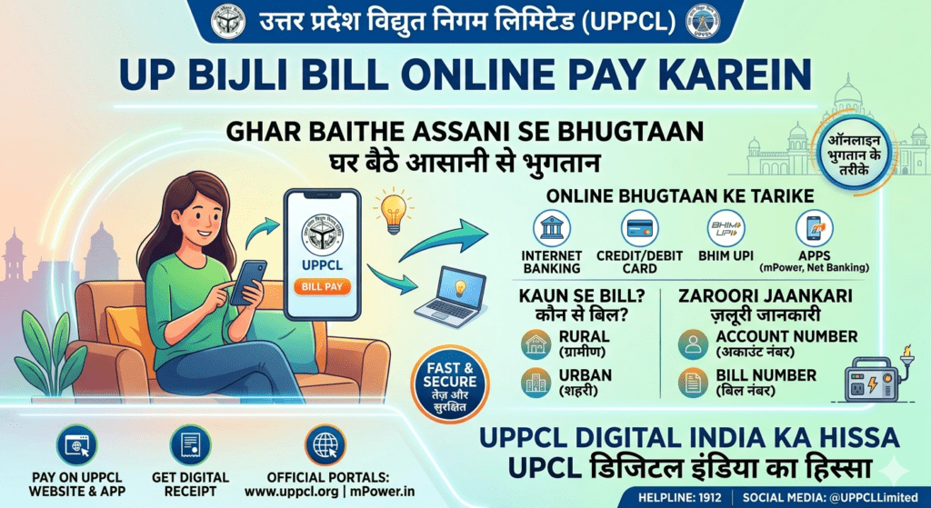 UP Bijli Bill Online Check 2025