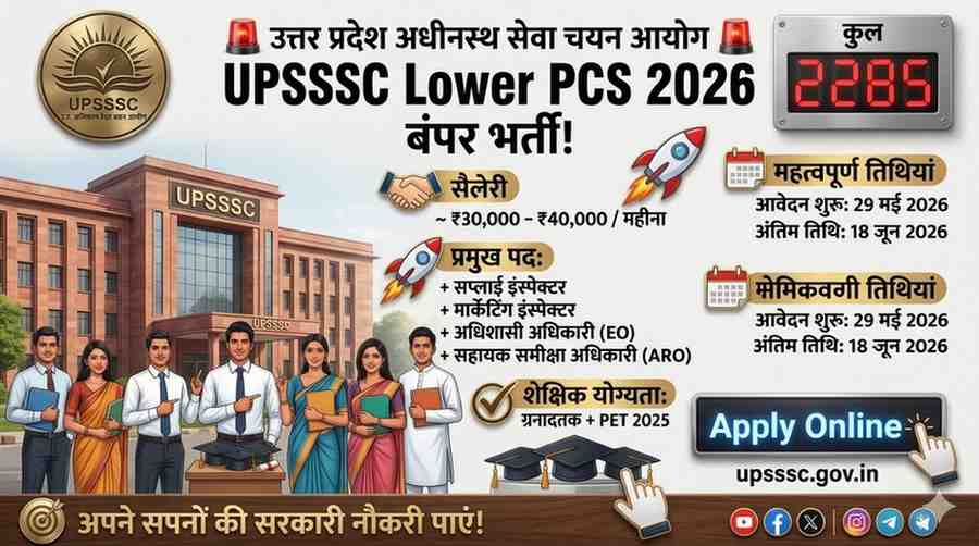 UPSSSC Lower PCS 2026