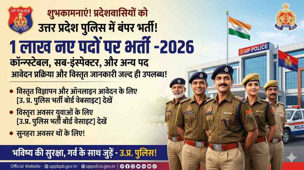 UP Police 1 Lakh Bharti 2026
