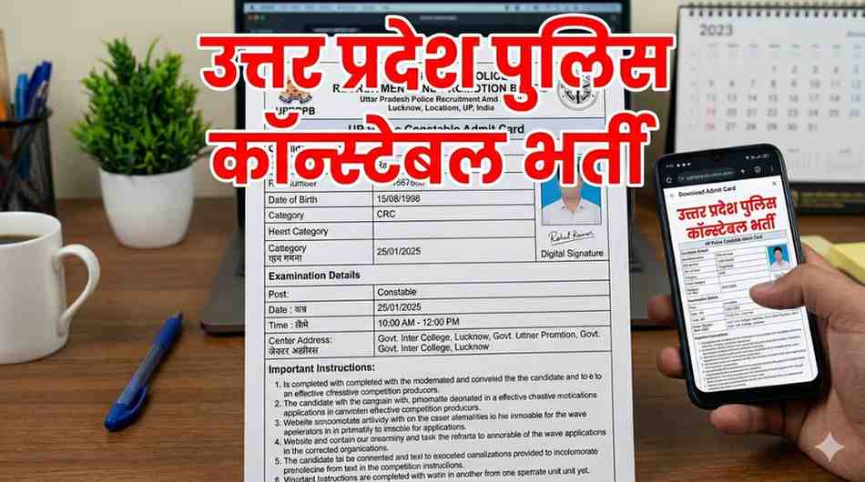 UP Police Constable Admit Card 2026