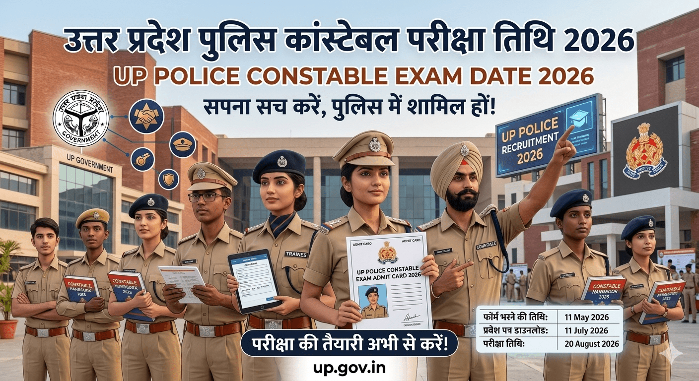 UP Police Constable Exam Date 2026