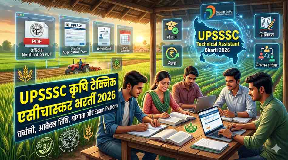 UPSSSC Agriculture Technical Assistant Bharti 2026
