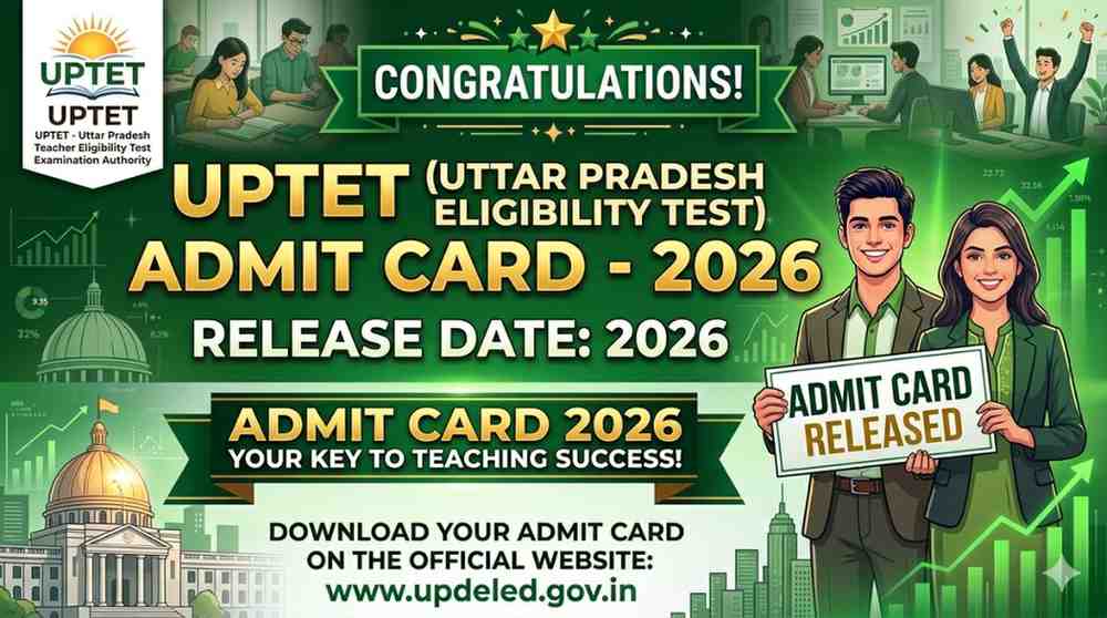 UPTET Admit Card 2026