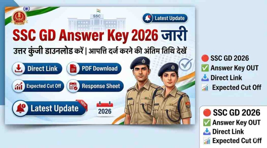 SSC GD Answer Key 2026