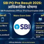 sbi po prelims result 2026